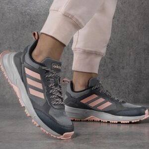 adidas Gray and Pink Athletic Shoes